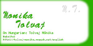 monika tolvaj business card